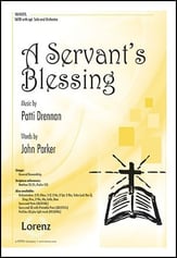 A Servant's Blessing SATB choral sheet music cover